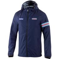 Sparco Lightweight Windbreaker Martini Racing Jacket, blue, L - Jacket