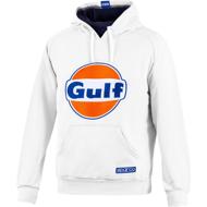 Sparco hooded sweatshirt Gulf, white, S - Sweatshirt