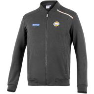 Sparco mikina na zip Gulf, šedá - Sweatshirt