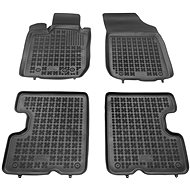 Rezaw-Plast rubber with raised edge, Dacia Logan, 2004-2013, Sedan - Car Mats