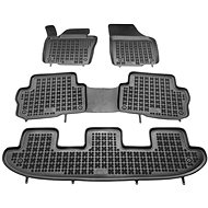 Rezaw-Plast rubber with raised edge, Seat Alhambra II, 2010-2020, 7 Seats - Car Mats