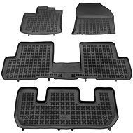 Rezaw-Plast rubber with raised edge, Dacia Lodgy I, 2012-2022, 7 Seats - Car Mats