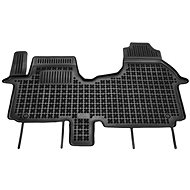 Rezaw-Plast rubber with raised edge, Nissan NV300, 2016- , 1st row, 3-seater - Car Mats