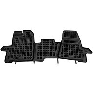 Rezaw-Plast rubber with raised edge, Ford Tourneo Custom, 2013-2018, 1st row, 3-seater, with cover - Car Mats