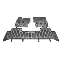 Rezaw-Plast rubber with raised edge, Land Rover Discovery V, 2017- , 7-seater (folding 3rd row with - Car Mats