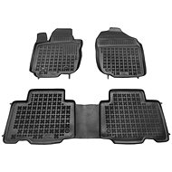 Rezaw-Plast rubber with raised edge, Toyota RAV4 III, 2005-2013, American version - Car Mats