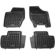 Rezaw-Plast rubber with raised edge, Peugeot 308 I, 2007-2013, with fire extinguisher underfoot sp - Car Mats