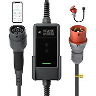 dé Tragbares Ladegerät mit 10 m Kabel, 22 kW, Version mit App - Ladestation für Elektromobile
