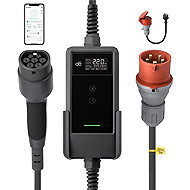 dé Tragbares Ladegerät mit 7 m Kabel, 22 kW, Version mit App - Ladestation für Elektromobile