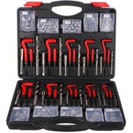 SIXTOL Thread Repair Mechanic Thread Set 261, M5 - M12, 1/4 UNC - 1/2 UNC, 261 pcs - Tool Set