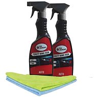 Dry 2 × 500 ml Liquid Nano Wax Car + 2 × Wipe - Car Cosmetics Set