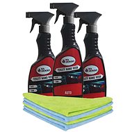 Dry 3 × 500 ml Liquid Nano Car Wax + 4 × Wipe - Car Cosmetics Set