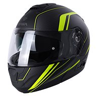 RSA Rival černo-šedo-fluo žlutá, M - Motorbike Helmet