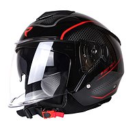 Street Racer Pilot černo-červená - Motorbike Helmet
