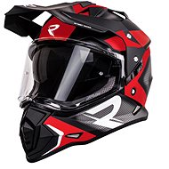 Street Racer Tracker černo-červená - Motorbike Helmet