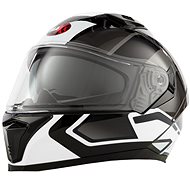 MAXX - FF 985 Extra large 3XL integral with sun visor black-silver - Motorbike Helmet