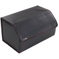Sixtol Car Compact Leather L, 2 compartments, foldable, with lid - Car Seat Organizer