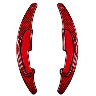 T-Carbon carbon steering wheel paddles for BMW M series F, red carbon - Paddle Shifters