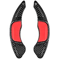 T-Carbon carbon steering wheel paddles for VW Golf 7 GTI/R, Scirocco facelift, Polo GTI, black - Paddle Shifters