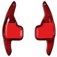 T-Carbon carbon steering wheel paddles for BMW 3/4/5/6/7/X/Z F-series, red carbon - Paddle Shifters