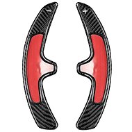 T-Carbon carbon steering wheel paddles for Porsche 997,991 / Cayman 981 / Boxter, black carbon - Paddle Shifters