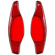 T-Carbon carbon steering wheel paddles for Audi RS3/RS4/RS5/RS6/RS7/TTRS/R8, red carbon - Paddle Shifters