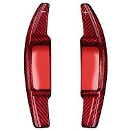 T-Carbon carbon steering wheel paddles for Mercedes A/CLA/C/CLS/E/G/GLA/GLB/GLC/GLE/S 2021-, red - Paddle Shifters
