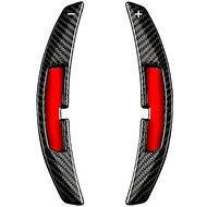 T-Carbon carbon steering wheel paddles for Porsche 992 / Panamera 2021-, black carbon - Paddle Shifters