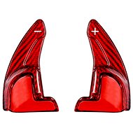 T-Carbon carbon steering wheel paddles for Dodge, Jeep, red carbon - Paddle Shifters
