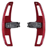 T-Carbon carbon steering wheel paddles for Mercedes AMG A-Class/CLA/C/CLS/S/GLA/GLE/GLS, red - Paddle Shifters
