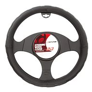 4CARS Steering wheel cover black - Steering Wheel Cover