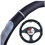 4CARS Steering wheel cover 37-39 cm grey - Steering Wheel Cover