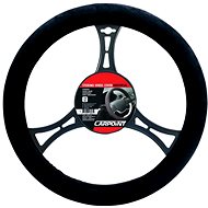 Carpoint Steering wheel cover Suede black - Steering Wheel Cover