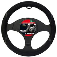 Carpoint Comfort steering wheel cover black - Steering Wheel Cover