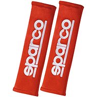 Sparco alcantara grips, width 50 mm, red - Seat Belt Covers