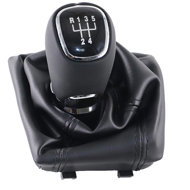 PROTEC Shift lever with cuff, Skoda Octavia 3 2012-2020 black 5sp - Gear Stick