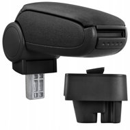 PROTEC Armrest Peugeot 207, 207 SW, 207 CC textile black from 2006- - Elbow Rest