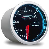 Prosport Performance Smoke series additional alarm clock, turbo pressure measurement up to 3 bar - Dashboard Gauge