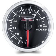 Prosport Performance Additional alarm clock Clear Lens series, measured value voltmeter - Dashboard Gauge