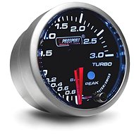 Prosport Performance Premium sorozat kiegészítő ébresztőóra, turbónyomás-mérés 3 barig - Autós mérőműszer