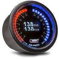 Prosport Performance Dual Series Alarm Clock, backlight colour blue-red - Dashboard Gauge