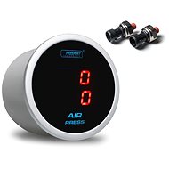 Prosport Performance Dual Series Alarm Clock, backlight colour red, air pressure measured value - Dashboard Gauge