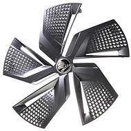 Škoda Centre Caps for 18" Matt Black - Wheel Covers