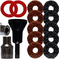 QUATROS Grinding wheels for cleaning hubs and pins for 40 mm screwdrivers 14 pcs Quatros QS14040 - Car Mechanic Tools