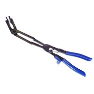 QUATROS Long Hose Clamp Pliers, curved 430 mm with double joint Quatros QS24114 - Car Mechanic Tools