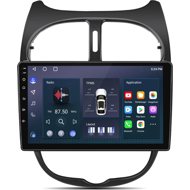 Ossuret Car radio Peugeot 206 from 1998, CarPlay, Android, GPS, WiFi, DSP, DAB, Bluetooth - Car Radio