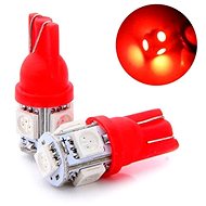 Rabel T10 W5W 5 smd 5050 RED - LED Car Bulb