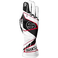 Sparco Karting gloves K-ARROW+, with FIA homologation, black and white, size 10 - Driving Gloves