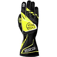 Sparco Karting gloves K-ATTACK, black and yellow, size 10 - Driving Gloves