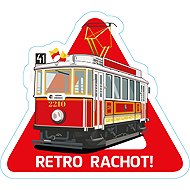 Transport World Sticker RETRO RACHOT!, tram Ringhoffer - Car Sticker